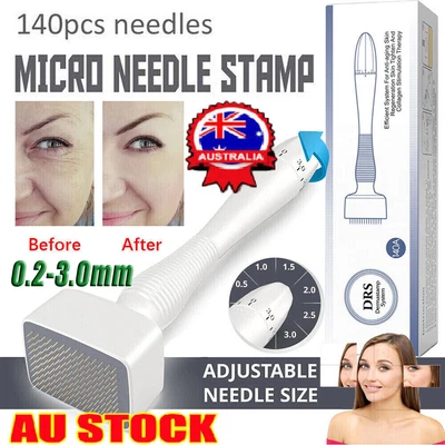 $16.56 • Buy 0.2-3.0mm Derma Roller Stamp Microneedle For Anti Ageing Wrinkle Skin Care EA