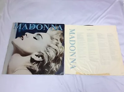 Madonna - True Blue 12  Vinyl LP With Inner Sleeve Used Vintage Collectable • £3.99