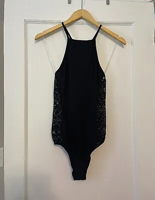 Victorias Secret Black Lace Bodysuit • $9