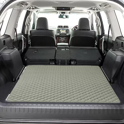 Cargo Liner 46  For SUV Truck Faux Leather Heavy Duty Diamond Design Gray • $34.99