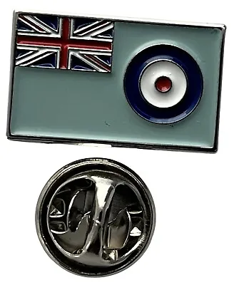 Royal Air Force RAF Ensign Flag Lapel Pin Badge FREE UK Delivery • £3.99