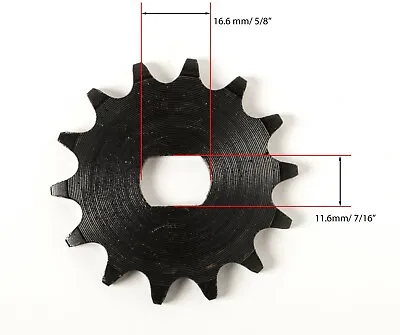 #420 1/2  Pitch 14T 14 Teeth Sprocket F ZY MY ZXF Motors F Trike Quad DIY • $14.41