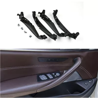 $79.18 • Buy 4x Car Interior Left & Right Door Handle ABS Trim Part For BMW 5 Series G30 17+