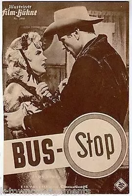 Marilyn Monroe Bus Stop Movie Actress Original Vintage 20th Century Fox Flyer • $89.98