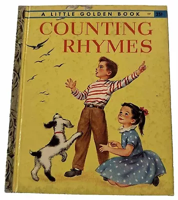 Counting Rhymes A Little Golden Book #257 1947 Simon And Schuster 25 Cents • $8.49