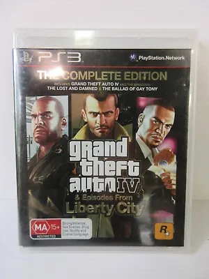 Grand Theft Auto IV GTA 4 Complete Edition For The PS3 Brand New Sealed • $114
