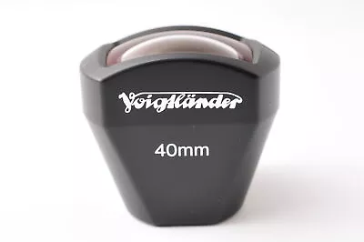 [MINT] Voigtlander 40mm View Finder Black Viewfinder Brightline Bessa L JAPAN • $219.99