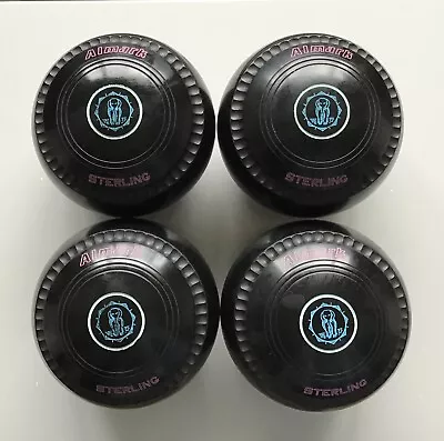 £60 • Buy Almark Sterling Bowls Size 3m Set Of 4 Restamped Wb29 Superb Condition Deep Grip