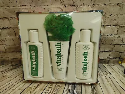 1- 4 Piece Gift Set - VitaBath Essentials - Original Spring Green- See Desc.   • $79.99