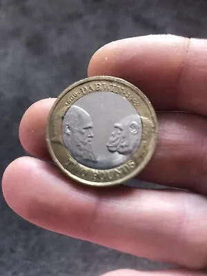 Rare 2 Pound Coin Charles Darwin • £250