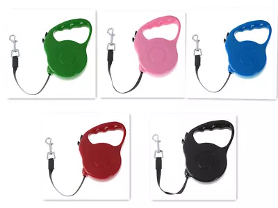 £5.99 • Buy Retractable Dog Lead Extending 3M 5M Lead Extending Puppy Walking Running Leads