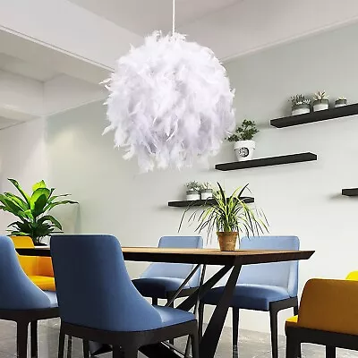 Sunasq - Lampshades Feather Light Shade For Ceiling Pendant Light • £19.99