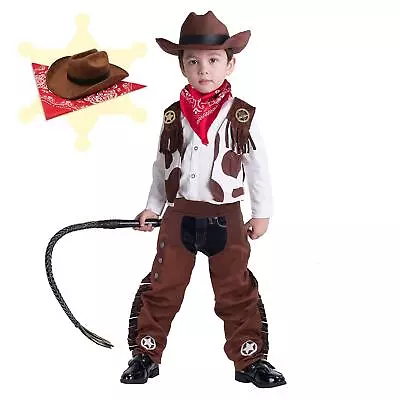 Spooktacular Creations Cowboy Costume Deluxe Set For Kids Halloween Party Dre... • $24