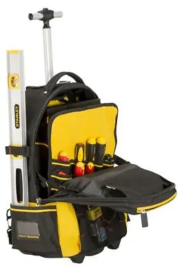 Wheeled Tool Backpack / Rucksack Carrying Case Material Fab For Stanley Fat Max • $310.45