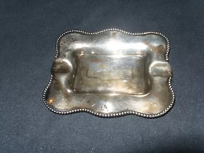 Vintage Middletown Silver Co Quadruple Silver Plate Ash Tray • $15