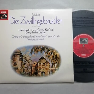 £7.50 • Buy EMI LP ASD 3300: Schubert - Die Zwillingsbrüder / Donath / Sawallisch Etc.