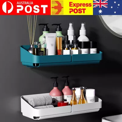 Bathroom Corner Shower Shelf Shampoo Soap Holder Storage Rack Organiser Caddy AU • $13.99