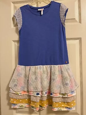Matilda Jane Beignet Dress Girls Happy And Free EUC Size 12 • $20.09