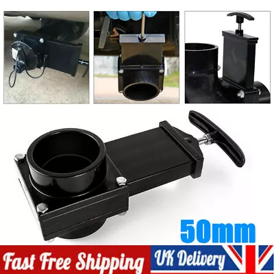 50MM Water Tank Dump Drain Standard Waste Valve Assembly For Campervan RV • £19.89