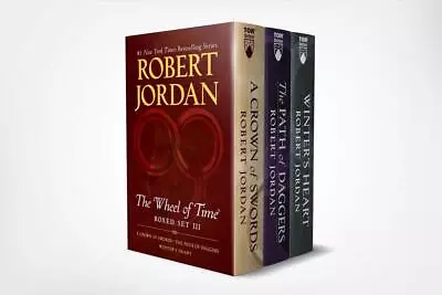 Wheel Of Time Premium Boxed Set III: Books 7-9 (a Crown Of Swords The Path Of D • $72.58