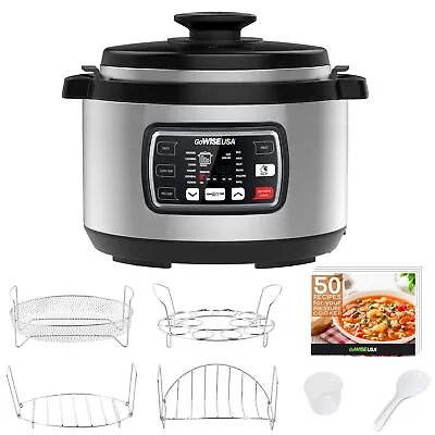$119.99 • Buy GoWISE USA GW22709 Ovate 9.5-Qt 12-in-1 Electric Pressure Cooker Oval With Sl...