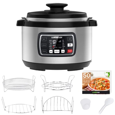 $119.99 • Buy GoWISE USA GW22709 Ovate 9.5-Qt 12-in-1 Electric Pressure Cooker Oval With Sl...