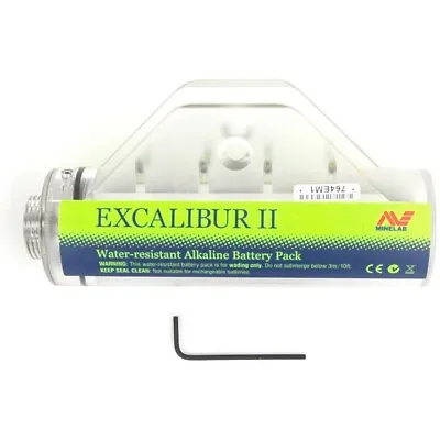 MINELAB Water-Resistant Alkaline Battery Pod For Excalibur Metal Detector • $92