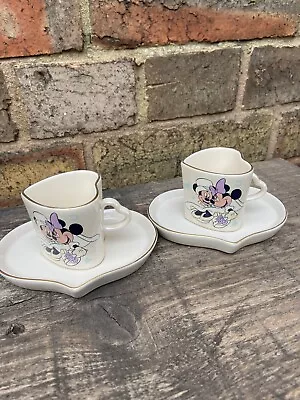 Disney Store Mickey And Minnie Mouse Espresso Cup And  Saucer Set • £15