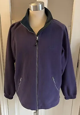 Cotton Traders Purple Full Zip Fleece Men’s Size L • £19.95