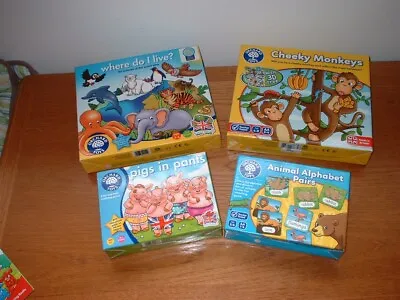 £9.99 • Buy Orchard Toys 4 X Educational Games Bundle 100% Complete, 1 Bnwt - Exc Condition