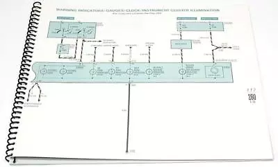 Wire Harness Electrical Troubleshooting Manual ETM 1981 Mercedes 280E 280CE • $40