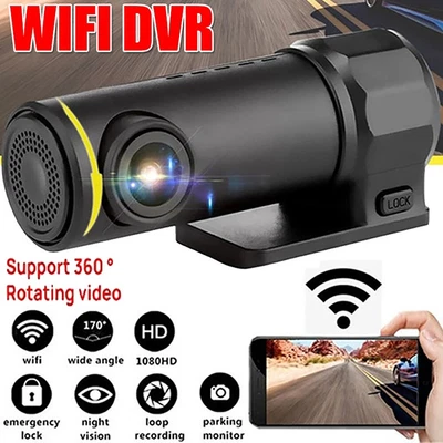 $42.99 • Buy 1080P WiFi Car Camera DVR Video Recorder Dash Cam Parking Monitor Night Vision