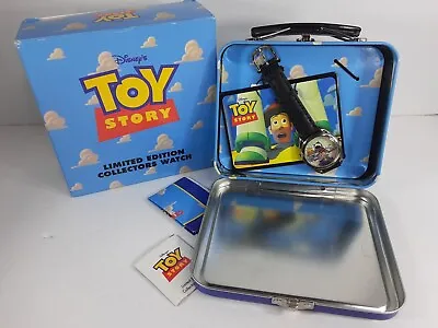 $32.49 • Buy Disney Pixar Toy Story Limited Edition Watch Woody, Buzz, Scud Lunch Box Fossil