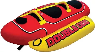 Airhead Double Dog 2 Rider Towable Tube For Boating Watersports Padded Handles • $109.92