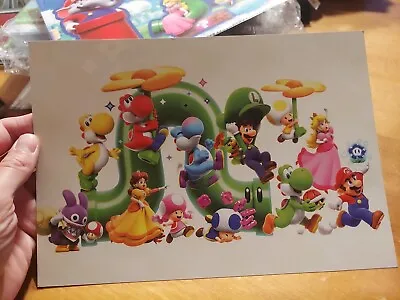 Super Mario Bros. Wonder GameStop Promo Double Sided Poster READ • $7.31