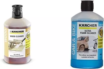 Karcher 1L Wood Cleaner 3-in-1 Plug And Clean Pressure Washer Detergent + 1 L U • £23.26