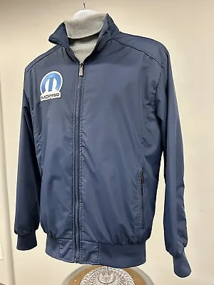 Mopar Racing Jacket Blue Size Large Checkered Flag Lining Sportown New • $44