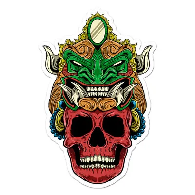Tribal Mayan Incan Skull Vinyl Decal Sticker Indoor Outdoor 3 Sizes #11579 • $5.95