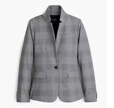 NEW J. Crew Women’s Wool Blend Glen Plaid Regent Blazer 8 • $119.99