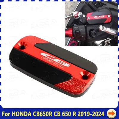 For HONDA CB650R CB 650 R 2019-2024 Motorcycle CNC Brake Fluid Reservoir Cover • $17.66