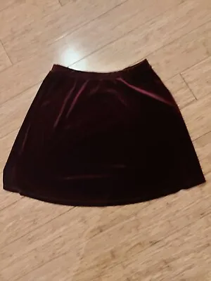 Velvet Skater-Emo Skirt American ApparelSize M • £2.89