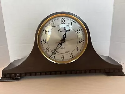 VTG Centurion Westminster Chime Wooden Mantle Clock Good Condition READ DESCR. • $39.99