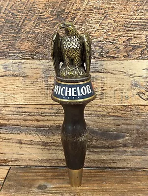 Vintage Michelob Wooden Handle Beer Tap With Eagle Topper • $13.79