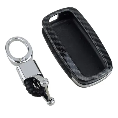 Black Flip Key Fob Case Shell Cover Fit For VW Golf MK6 Tiguan Polo MK5 Eos • $14.78