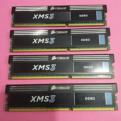 SAME DAY DISPATCH RAM DDR3 Corsair 16Gb 4x4 XMS3 1600Mhz 1.65v • £24.95