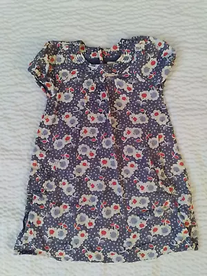 Mini Boden Short Sleeve Dress With Pockets Girls Sz. 7-8Y • $6.99