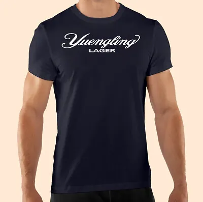 T-Shirt Vintage Classic Beer Bar Promo Brewer Yuengling Lager 100% Cotton • $16.95