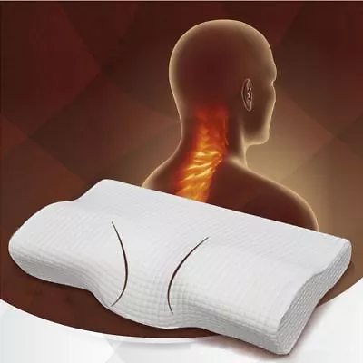 Orthopedic Latex Magnetic Neck Pillow Slow Rebound Memory Foam Pillow Pain Help • $45.84