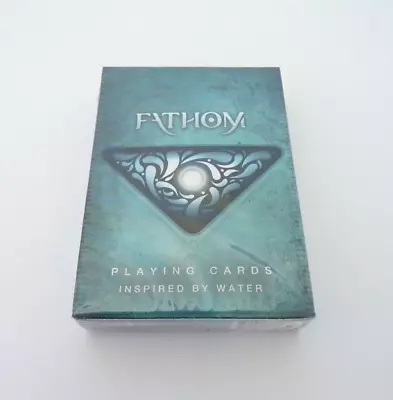 New In Sealed Pkg FATHOM Inspired By Water US Playing Cards DECK Ellusionist • $9.99