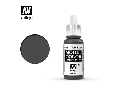 Vallejo Model Color Paint - Black Grey (18ml) - 70.862 • £2.95